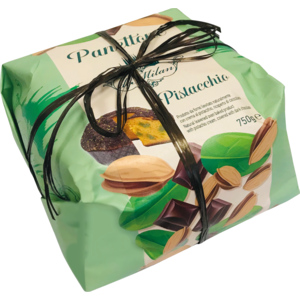 DeMilan Panettone Pistazien, handverpackt, 750 g