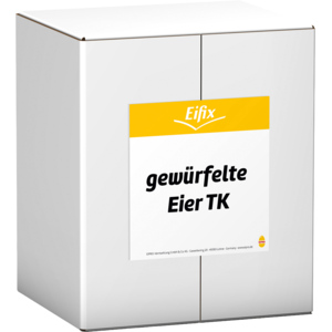 Eifix Eier gewürfelt, Import, Bodenhaltung, tiefgekühlt, 8 x 1 kg Eifix Eier gewürfelt, Import, Bodenhaltung, tiefgekühlt, 8 x 1 kg