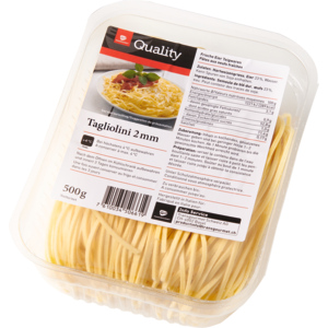 Quality Tagliolini, 2 mm, 500 g Quality Tagliolini, 2 mm, 500 g