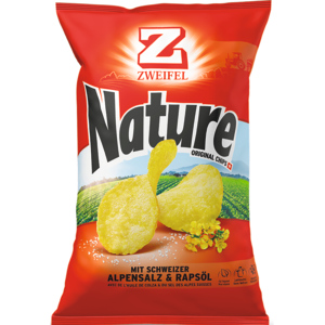 Zweifel Chips Nature, 10 x 90 g Zweifel Chips Nature, 10 x 90 g