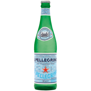 San Pellegrino mit Kohlensäure MW, Glas 50 cl