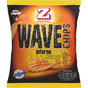Zweifel Wave Chips Inferno, 120 g