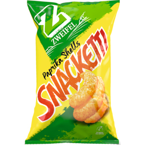 Zweifel Snacketti Paprika Shells, 20 x 75 g
