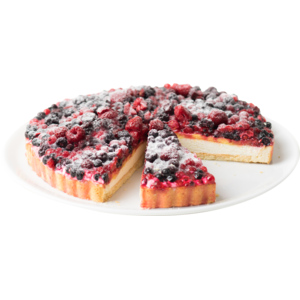 La Donatella Waldbeerentarte, geschnitten, tiefgekühlt, 1,4 kg La Donatella Waldbeerentarte, geschnitten, tiefgekühlt, 1,4 kg