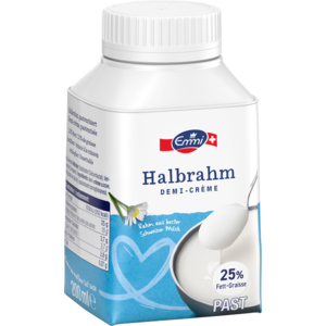 Emmi Halbrahm 25%, pasteurisiert, 8 x 2 dl
