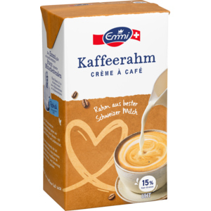 Emmi Kaffeerahm 15%, UHT, 1 l Emmi Kaffeerahm 15%, UHT, 1 l