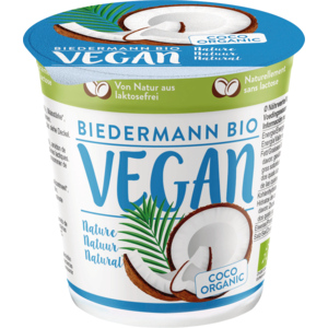 Biedermann Bio Kokosjogurt vegan nature, 6 x 150 g Biedermann Bio Kokosjogurt vegan nature, 6 x 150 g