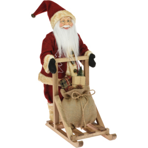 Santa auf Schlitten, 25 x 45 cm