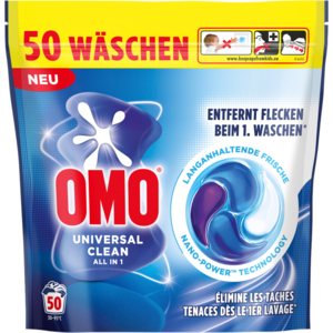 Omo All-in-1 Caps Universal, 50 Waschgänge Omo All-in-1 Caps Universal, 50 Waschgänge