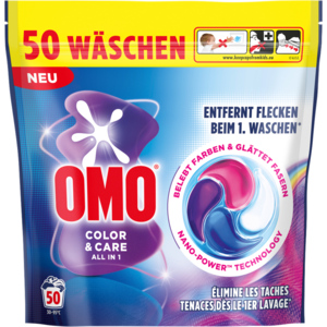 Omo All-in-1 Caps Color , 50 Waschgänge Omo All-in-1 Caps Color , 50 Waschgänge