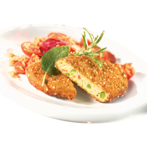 Nature Gourmet Gemüse Schnitzel, vegetarisch, tiefgekühlt, 4 x 9 x 112 g