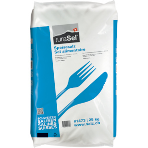 JuraSel Speisesalz, ohne Jod, 25 kg