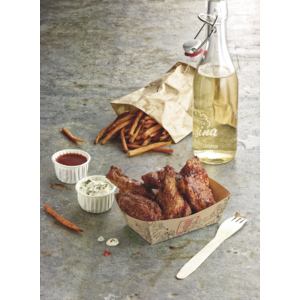 Salomon Buffalo Chik’n Wings, Extra Hot, 35 g, Deutschland, tiefgekühlt, 4 x 2,5 kg Salomon Buffalo Chik’n Wings, Extra Hot, 35 g, Deutschland, tiefgekühlt, 4 x 2,5 kg