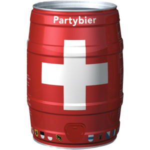 Party Bier, Fass zu 5 Liter