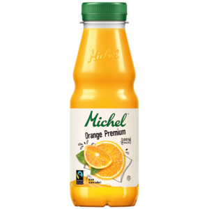 Michel Orange Premium Fairtrade, PET 4 x 6 x 33 cl Michel Orange Premium Fairtrade, PET 4 x 6 x 33 cl