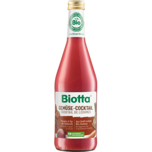 Biotta Bio Gemüsecocktail, Flasche zu 50 cl Biotta Bio Gemüsecocktail, Flasche zu 50 cl