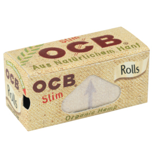 OCB Organic Slim Rolls Zigarettenpier, Pack zu 24 Stück