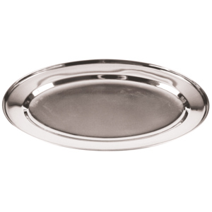 Stronghold Servierplatte, Inox, oval, 25 cm