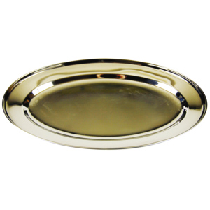 Stronghold Servierplatte, Inox, oval, 35 cm Stronghold Servierplatte, Inox, oval, 35 cm