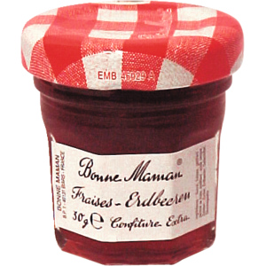 Bonne Maman Konfitüre Erdbeeren, Portionen, 4 x 15 x 30 g Bonne Maman Konfitüre Erdbeeren, Portionen, 4 x 15 x 30 g