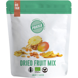 Pakka Fruchtmix getrocknet, 12 x 100 g