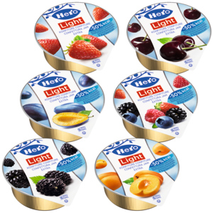 Hero Konfitüre light Assortiment U, Portionen, 120 x 25 g Hero Konfitüre light Assortiment U, Portionen, 120 x 25 g
