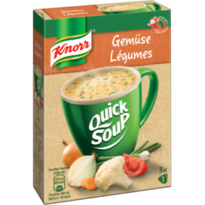 Knorr Quick Soup Gemüsecreme, 12 x 44 g