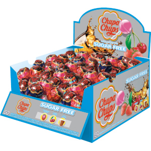 Chupa Chups Sugarfree, 50 Stück Chupa Chups Sugarfree, 50 Stück