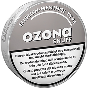 Ozona Snuff Menthol Schnupftabak, Pack zu 10 Dosen x 6 g Ozona Snuff Menthol Schnupftabak, Pack zu 10 Dosen x 6 g