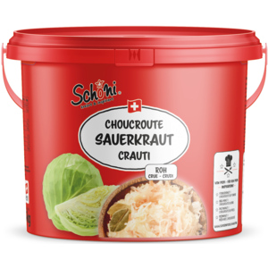 Schöni Sauerkraut roh, 5 kg Schöni Sauerkraut roh, 5 kg
