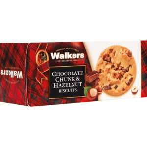 Walkers Chocolate Chunk & Hazelnut, 4 x 3 x 150 g Walkers Chocolate Chunk & Hazelnut, 4 x 3 x 150 g