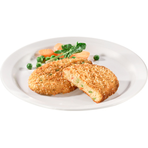 Fredag Vegi-Fit Gemüse-Plätzli, tiefgekühlt, 111 x 45 g, 5 kg