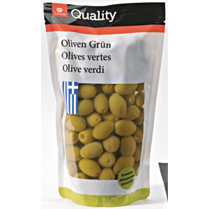 Quality Griechische Oliven, Chalkidiki, gefüllt mit Knoblauch, 6 x 950 g Quality Griechische Oliven, Chalkidiki, gefüllt mit Knoblauch, 6 x 950 g