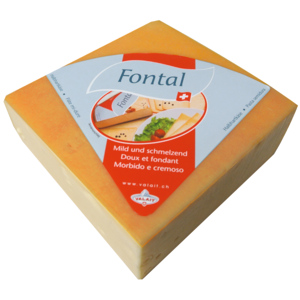 Valait Fontal Suisse, eckig, 1/4 Laib ca. 1,5 kg
