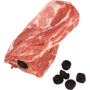 Schwedenbraten vom Hals mit Zwetschgen, ca. 2 kg