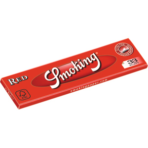 Smoking Zigarettenpapier rot, Pack zu 50 Stück Smoking Zigarettenpapier rot, Pack zu 50 Stück