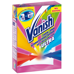 Vanish Farb- und Schmutzfangtücher, 2 x 20 St Vanish Farb- und Schmutzfangtücher, 2 x 20 St