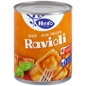 Hero Ravioli fixfertig an Tomatensauce, 6 x 870 g