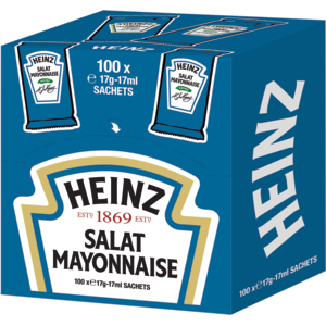Heinz Salatmayonnaise Beutel Cube, 100 x 17 g