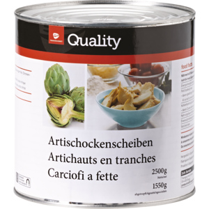 Quality Artischocken Scheiben, 6 x 2,5 kg Quality Artischocken Scheiben, 6 x 2,5 kg