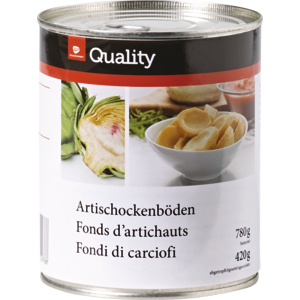 Quality Artischockenböden, 16-20 Stück, 6 x 780 g Quality Artischockenböden, 16-20 Stück, 6 x 780 g