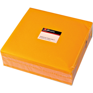 Quality Servietten Airlaid, 40 x 40 cm, orange, 12 x 50 St
