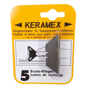 Keramex Ersatz-Klingen für Schaber, 5 St Keramex Ersatz-Klingen für Schaber, 5 St