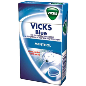 Vicks Blau Flip Top ohne Zucker, 20 x 40 g Vicks Blau Flip Top ohne Zucker, 20 x 40 g